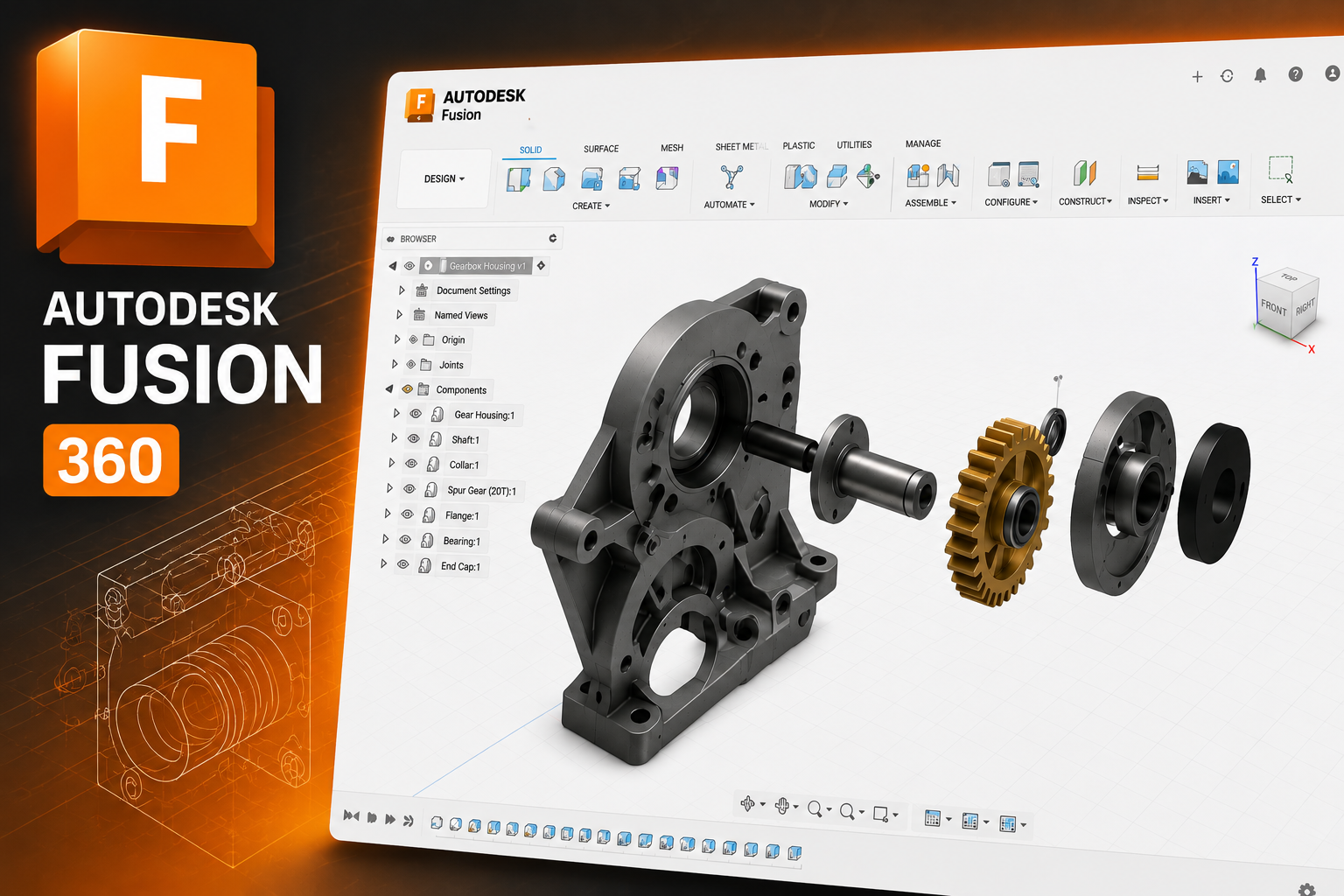 Εισαγωγή στο Autodesk Fusion: Από την Ιδέα στο Τρισδιάστατο Μοντέλο (Τμήμα 1)